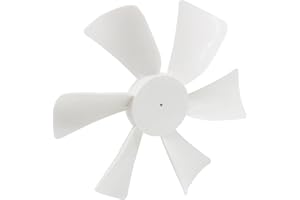LIUTAOWMX 6’’ RV Vent Fan Blade Replacement, 12V D-Shaft RV Bathroom Fan Compatible with Heng's, Elixir, Jensen, Jayco,Toyota Dolphin RV