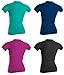 O'Neill Wetsuits Women's Basic Skins S/S Rash Guards, Light Aqua, Large