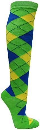 SocksKneeArgyle Fashion Women/Ladies Colorful Knee High Socks