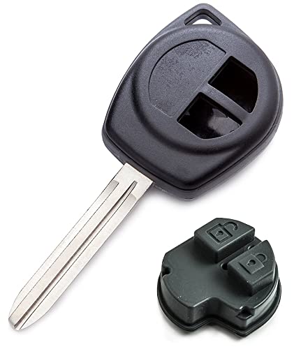 Automobile Locksmith 2 Button Remote Key Shell Case Blank Blade S43 for Suzuki Vitara Swift Ignis SX4 Alto remote key fob