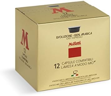 MUSETTI 100% ARABICA A MODO MIO COMP CAPS12