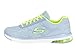 Skechers Sport Women's Air Infinity Fashion Sneaker,Light Blue/Yellow,7.5 M US
