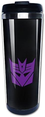 Beaufiy Transformers Decepticon Logo Stainless Steel Travel Tumbler Coffee Mug Black by Beaufiy