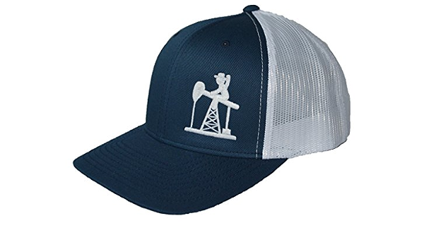 Oil Field Hats Pumpjack Cowboy The Blue 