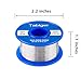 Tabiger 63/37 Tin Lead Rosin Core Solder Wire for Electrical Soldering and DIY (0.6mm 50g) with Extra 2% Rosin