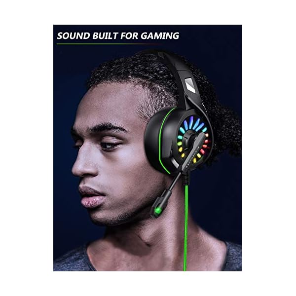 ZIUMIER Z20 Gaming Headset for PS4, PS5, Xbox One, PC, Wired OverEar Headphone with Noise