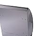 Giantex Stainless Steel Wall Mount Mail Box w/Retrieval Door & 2 Keys & Newspaper Roll