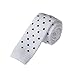 DAO3D01 Various Colors Polka Dots Knit Skinny Tie for Husband By Dan Smith