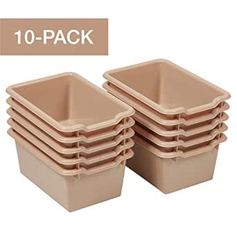 Amazon.com: ECR4Kids Scoop-Front Storage Bins, Easy-to-Grip Design