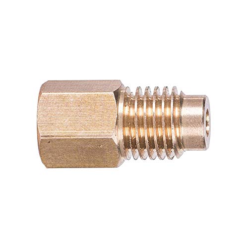 KingBra Adjustable R134A A/C Air Condition Quick Coupler Adapter High Low Manifold Gas Connector AC Freon Manifold Gauge Hose Conversion kit 1/4" SAE HVAC