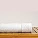 Chakir Turkish Linens Turkish Cotton and Bamboo Rayon Hand Towel (Set of 6) - White