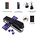 Asmuse DIY Guitar Pick Punch Premium Pick Maker with PVC Pick Holder Premium Celluloid Strips and Guitar Pick Sandpaper Plectrum Punch