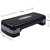 Silver-Valley-Fitness-Adjustable-2-Levels-Exercise-Aerobic-Step-with-10cm-and-15cm-Heights-for-Home-Use Silver Valley Fitness Adjustable 2 Levels Exercise Aerobic Step with 10cm and 15cm Heights for Home Use