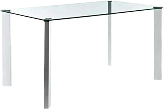Astoria - Mesa de comedor para salón, oficina, cocina, de cristal