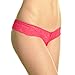 Angelina Women's Open-Crotch Thongs with Floral Lace Design (2-Pack), G3251_M