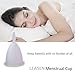 LEASEN Menstrual Cup-Health Care Soft Silicone Lady Cup-A Perfect Feminine Alternative to Sanitary Napkins(White,Small)