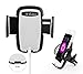 BE Smartphones Car Air Vent Mount Holder Cradle Compatible with iPhone 7 7 Plus SE 6s 6 Plus 6 5s 5 4s 4 Samsung Galaxy S6 S5 S4 LG Nexus Sony Nokia and More (Black)