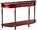 Frenchi Furniture Table, 47.10 in x 14.8 in x 30.7 in, Mahogany