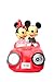 Woods International Disney Garden LED Statue, 14-Inch, Mickey and Minnie Mouse Sports Car