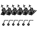 VideoSecu Universal Satellite and Audio Speaker Mount Bracket for Wall or Ceiling (Drywall/Rocksheet) - 6 Packs MS40B6 WN4