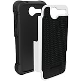 Ballistic SG1063-M385 Silicone SG Case for Motorola Electrify M - 1 Pack - Retail Packaging - Black/White