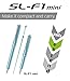 Zebra SL-F1 mini Telescopic Ball Point Pens, 0.7mm, 3 Body Colors (Black/Silver/Navy), Sticky Notes Value Set