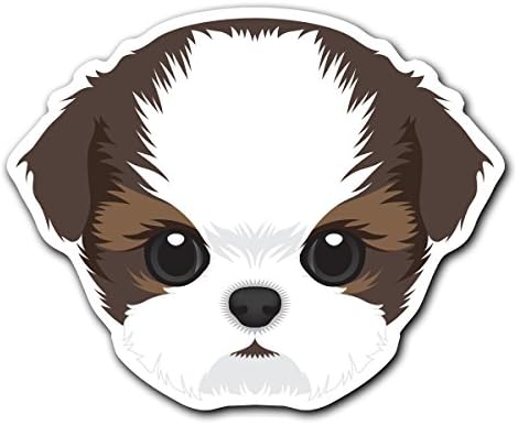 Shi Tzu - [CUSTOMI] Dog Breed Decal Sticker for Car Truck Macbook Laptop Air Pro Vinyl