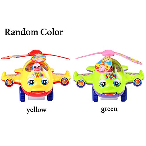 O-Toys Baby Push and Pull Toy Funny Aircraft Push Walker for Kids Toddlers Infants Trolley Early Education Learning Walking Toys Boys Girls 12 Months to 4 Years