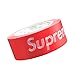 Supreme Red Logo Adhesive Tape BOPP Duct Tape Box Logo 4.5 cm 100 Yards 1 Roll (Red)
