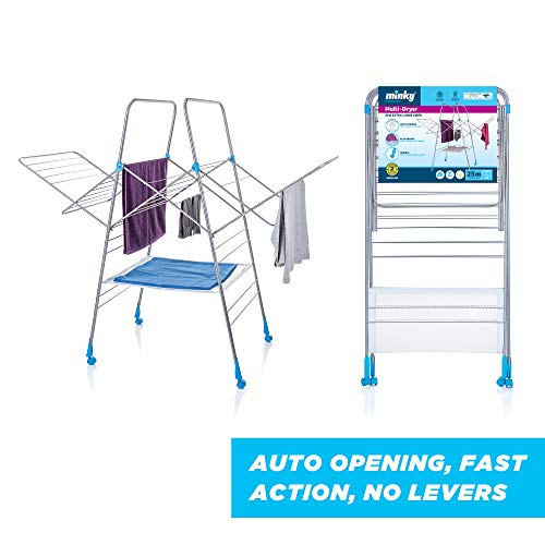 Minky Homecare Multi Dryer Drying Rack, 78', Silver - Thumbnail 5