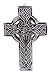 AWEHIRU The StoreKing Gifts Ideas Wooden Wall Hanging French Cross with Celtic Hand Carvings Religious Cross Home Living Room Decor (Design1)