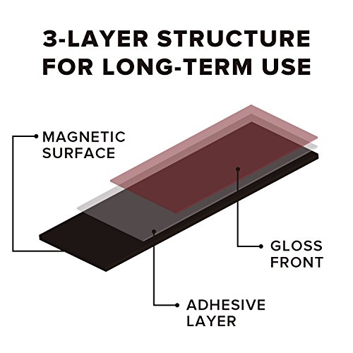 image for X-bet MAGNET Flexible Magnetic Tape - 5 PCs Magnetic Strips with Stron