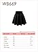 MBJ WB669 Womens Basic Versatile Strechy Flare Skater Skirt S Khaki