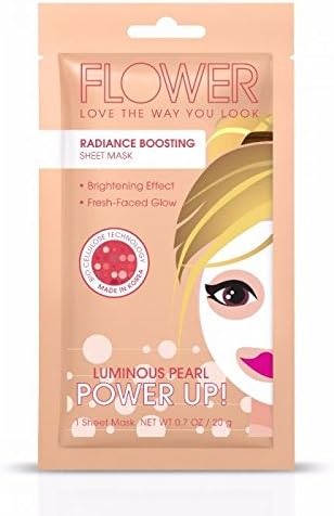 Flower Radiance Boosting Power Up Sheet Mask, 0.7 oz