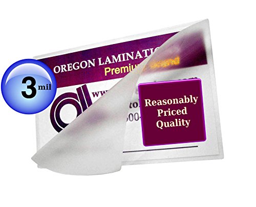 Oregon Laminations Premium A3 size Hot Laminating Pouches 3 Mil 12.25 x 17 (Pack of 100) 311mm x 432mm Clear - Thumbnail 3
