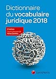 Dictionnaire du vocabulaire juridique 2018 by 