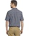 Arrow 1851 Men's Hamilton Poplins Short Sleeve Button Down Plaid Shirt, Navy Blazer 1, Large