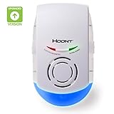 Hoont Indoor Powerful Plug-in Pest Repeller + Night Light - Eliminates Insects and Rodents [UPGRADED VERSION]