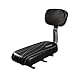 Bicycle Rear Seat Cushion Armrest Footrest Set,Sanmersen Bike Back Seat Child Safety Cushion Armrest Handrail Rear Feet Pedals(Black)thumb 1
