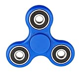 Fidget Spinner Toy The Anti-Anxiety 360 Spinner Helps Focusing Fidget Toys [3D Figit] Premium Quality EDC Focus Toy for Kids & Adults - Best Stress Reducer Relieves ADHD Anxiety (Blue)