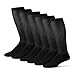 PhysiciansChoiceDiabeticSocks - Diabetics Socks for Men & Women - Neurosocks - Seamless Over the Calf Socks - 12 Pack (US, Numeric, 10, 13, Regular, Regular, Black)