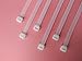 Heavy Duty Nylon Zip Ties / Self-Locking Cable Ties. Packs of 100,6 Inch (15cm) Long,Black &White (White)