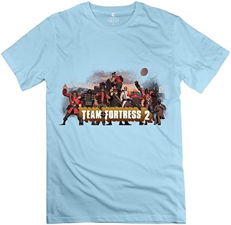 Team Fortress 2 Joke Short-Sleeve SkyBlue T Shirt For Adult Size XS