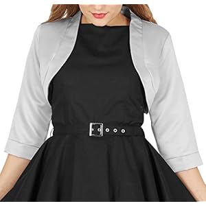 BlackButterfly Satijn Bolero Jasje – Half Mouw