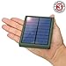 5000mAh Solar Charger External Battery Pack Power Bank with Dual USB Ports and Portable Travel Size Design by ReVIVE - Works with Apple , Samsung , LG & More Smartphones & More Portable Devices