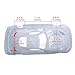Coolplay® 1/10 PVC On Road Drift Car Body Shell RC Racing Accessories AX10