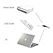 Flexible LED Gooseneck Desk Lamp Dimmable Clip Light 8W Clip On Lamp Reading Light in Bed 3 Lighting Modes 10-Level dimmer USB Clamp Light(Silver)