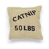 Coastal Cat Toy Catnip Burlap Bag
