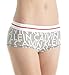 Calvin Klein Women's Modern Cotton Ck Boyshort, Shifting Planes Logo/Grey Heather, Medium