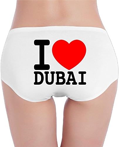 Samilaim I Love Dubai Women's Soft Underwear Briefs Pajamas Pyjama Stretchy Panties Knickers